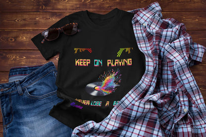 Vibrant Music Tee - Unisex Garment-Dyed T-shirt, Playful Vintage Shirt, Perfect for Musicians, Gifts for Music Lovers, Festival Apparel