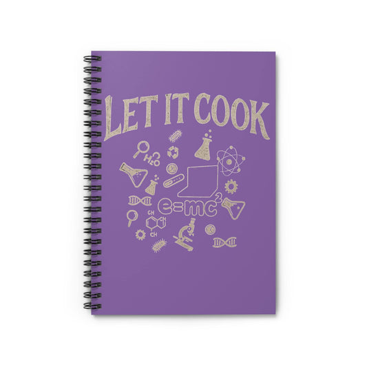 Science Lab Spiral Notebook, Chemistry Journal for Students Teachers STEM Gift Cute, Study Notes Planner Back to School Laboratory Scientist