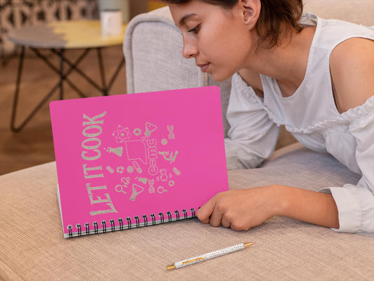 Science Lab Spiral Notebook, Chemistry Journal for Students Teachers STEM Gift Cute, Study Notes Planner Back to School Laboratory Scientist