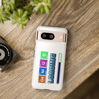 Loading Genius Phone Case, Educational Gift for Teachers, Science Lover Accessory, Geek Chic Mobile Cover, Fun Student Back to School Gift