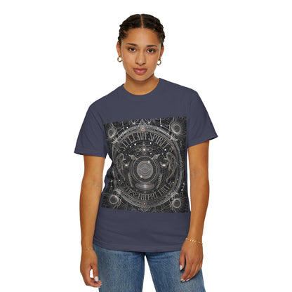 Cosmic Spirit Boho T-Shirt - Stylish Unisex Tee for Music Lovers, Astrology Fans, Spiritual Seekers, Yoga, Meditation, Stellar Spirit
