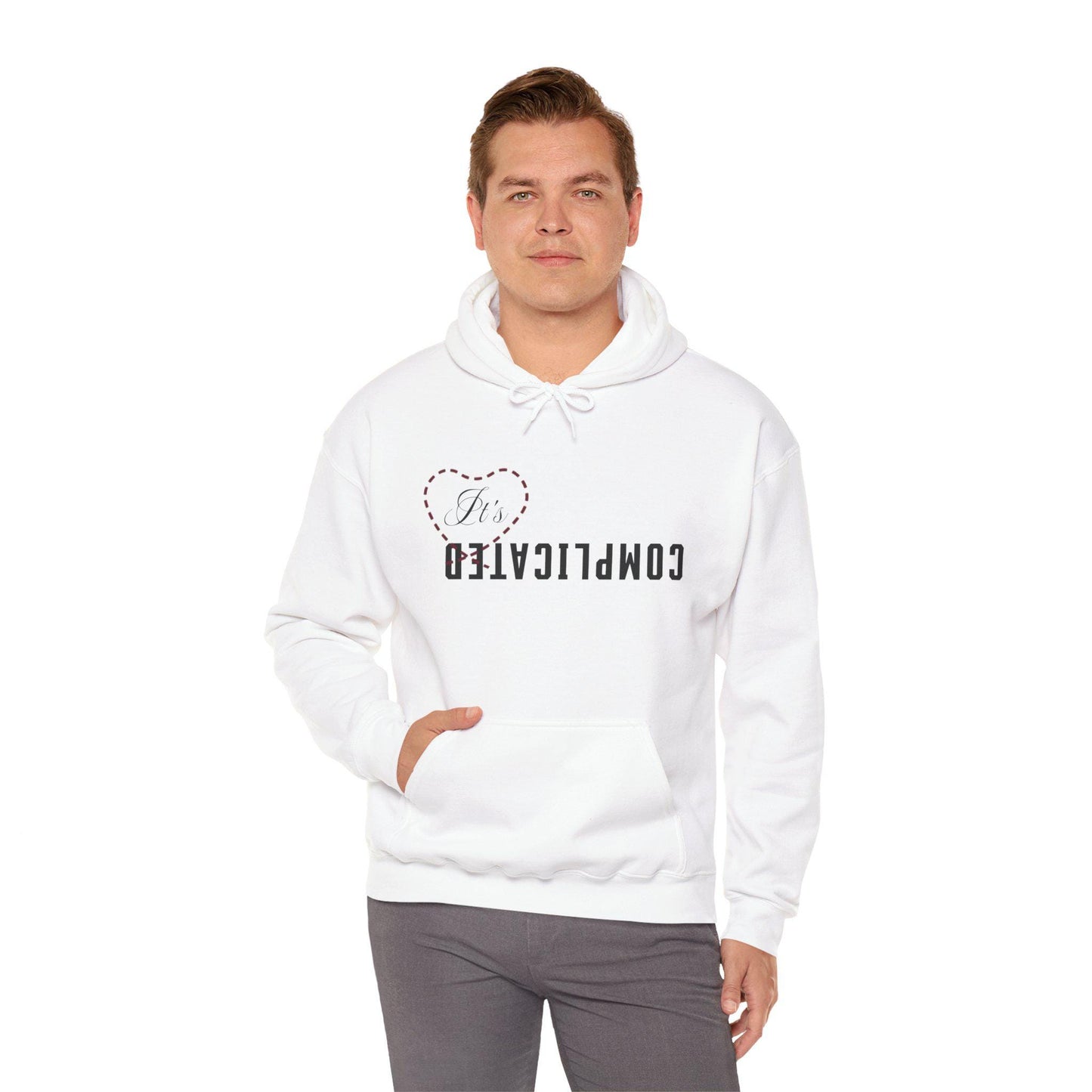 Complicated Love Unisex Hoodie | Cozy Layer for Every Season, Perfect Gift for Couples, Valentine's Day, Birthday, and Casual Wear