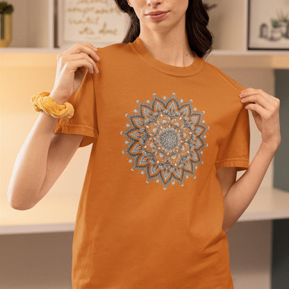 Mandala Graphic Tee, Meditation Spiritual Shirt, Neodiverse Astro Celestial Neo-Soul Tee, Boho Tee, Hippie Minimalist Gifts, Comfort Colors