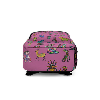 Animal Print Kids Backpack, Personalized School Bag for Elementary & Middle School Kids, Custom Name Bag for Gamer Enthusiast Back-to-School