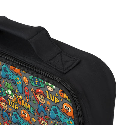 Video Game Lunch Bag - Perfect for Back to School, Picnics, and Playdates, Gamer Enthusiast Lunch Bag, School Lunch Bag for Girls & Boys
