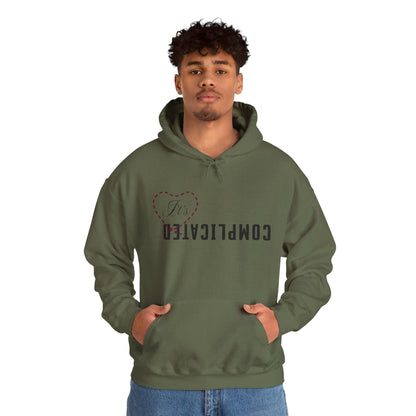 Complicated Love Unisex Hoodie | Cozy Layer for Every Season, Perfect Gift for Couples, Valentine's Day, Birthday, and Casual Wear