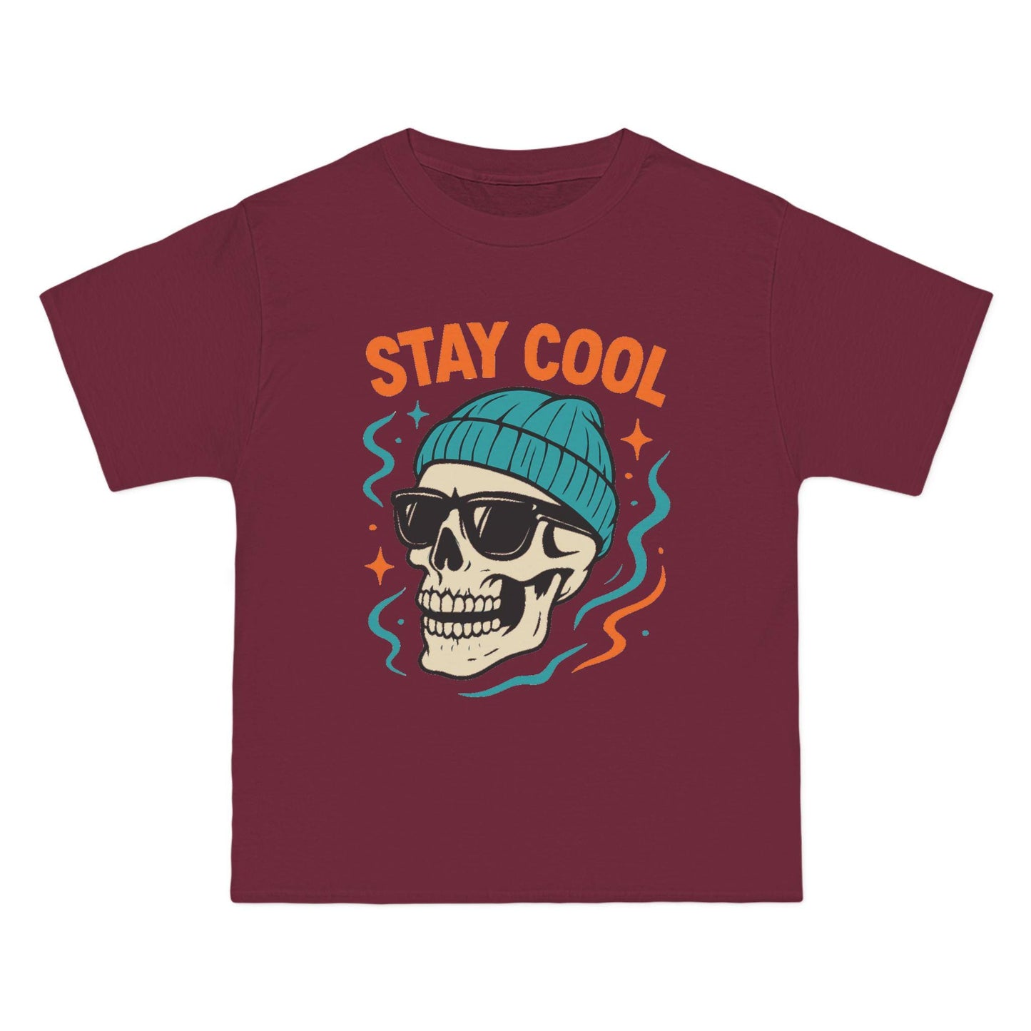 Cool Skull Graphic Tee - Unisex Short Sleeve T-Shirt, Edgy Streetwear, Fun Casualwear, Perfect Gift for Skater Friends, Stay Cool Design