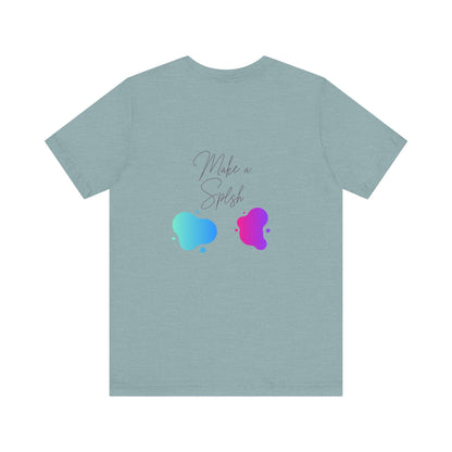 A stylish T-Shirt with a unique 'Make a slash' design, giving off a trendy and edgy vibe. Ideal for fashion-forward individuals.