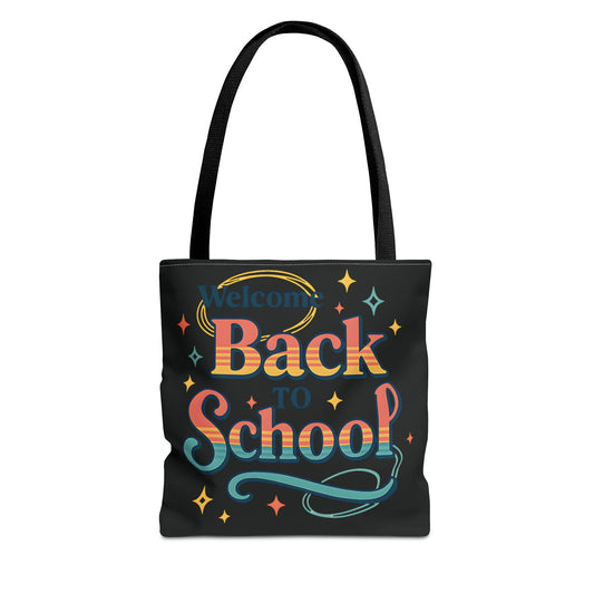 Back to School Tote Bag - Stylish Carryall for Students, School Events, College, Eco-Friendly, Gift for Teacher Appreciation Back to School