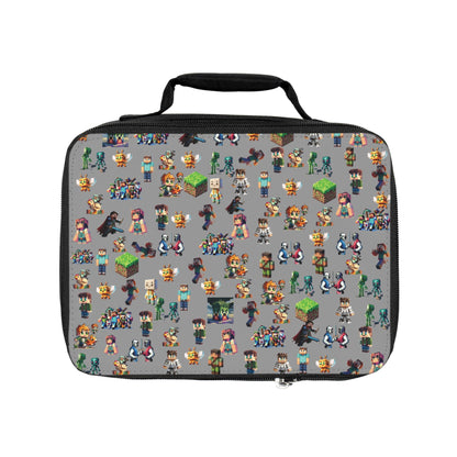 Minecraft Inspired Vibrant Kids Lunch Bag, Perfect for Back to School, Picnics, and Playdates, Gamer Enthusiast Lunch Bag, School Lunch Bag