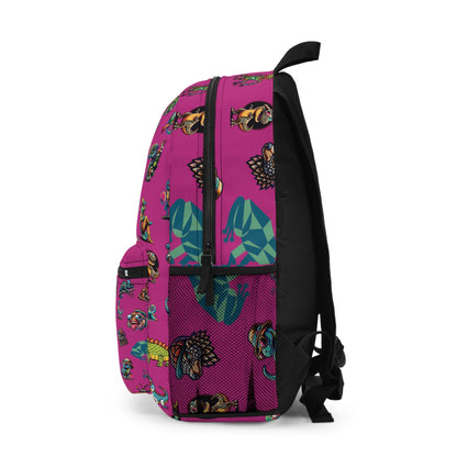 Animal Print Kids Backpack, Personalized School Bag for Elementary & Middle School Kids, Custom Name Bag for Gamer Enthusiast Back-to-School