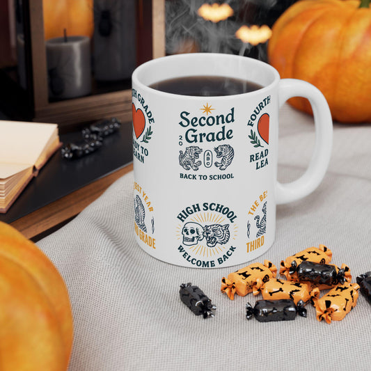 Inspiring Drinkware for Back to School - Drinkware Gift for Coffee Lovers, Espresso Mug, Ideal Back 2 School Gift for Teachers and Parents