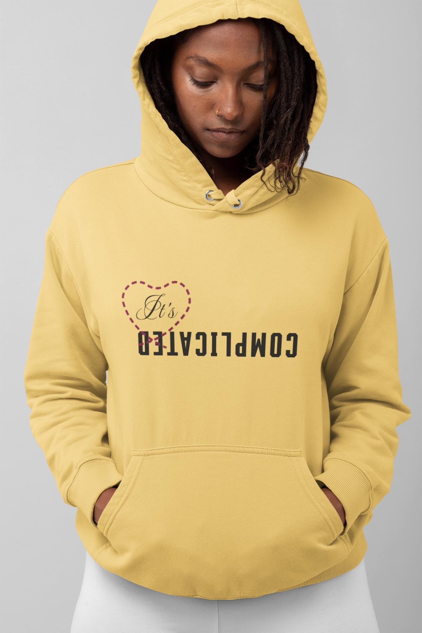 Complicated Love Unisex Hoodie | Cozy Layer for Every Season, Perfect Gift for Couples, Valentine's Day, Birthday, and Casual Wear