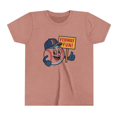 Boston Fenway Fun Youth Tee, Baseball Shirt, Kids Sports Apparel, Gift for Sports Fans, Birthday Present for Boys, Back to School Apparel