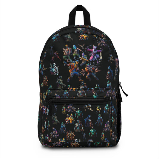 Game Characters Backpack for Kids, Gamer Bag, School Backpack, Gamer Wilderness Adventure Pack, Birthday Gift, Back to School Apparel
