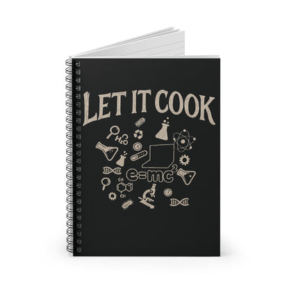 Science Lab Spiral Notebook, Chemistry Journal for Students Teachers STEM Gift Cute, Study Notes Planner Back to School Laboratory Scientist