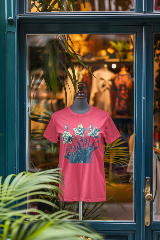 Boho Daisy Flower  Shirt, Comfort Colors, Botanical Floral Graphic Tee,  Nature Lovers Gift, Casual Wear, Spring & Summer Fashion