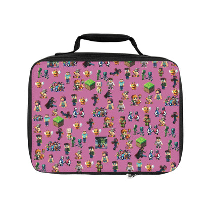 Minecraft Inspired Vibrant Kids Lunch Bag, Perfect for Back to School, Picnics, and Playdates, Gamer Enthusiast Lunch Bag, School Lunch Bag