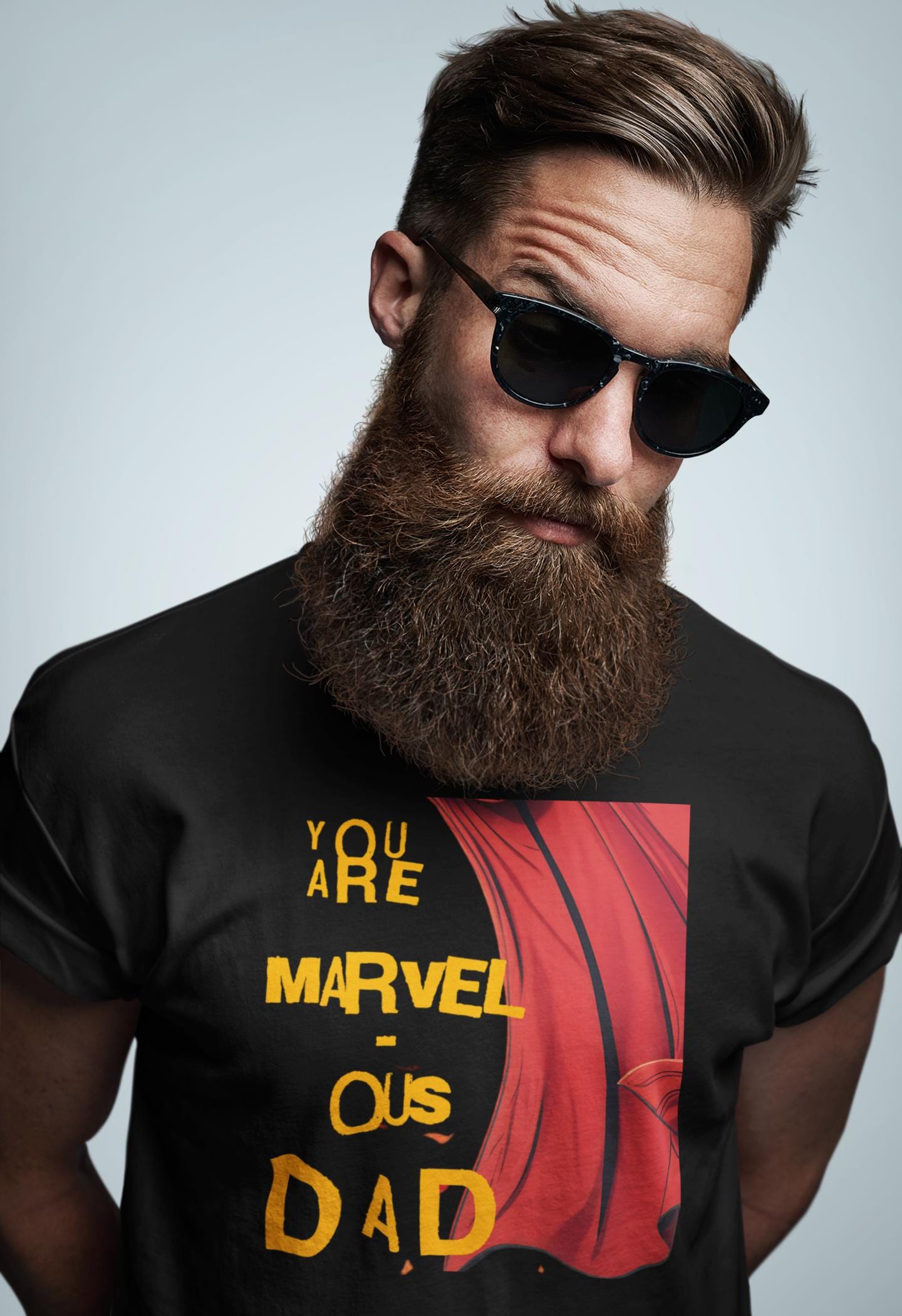 Marvelous Dad T-Shirt, Unisex Casual Wear, Father's Day Gift, Birthday Present, Dad Humor Tee, Gift for Fathers