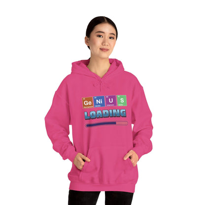 Genius Loading Graphic Sweatshirt, Funny Science Teacher Gift, Back to School Hoodie, Comfort Colors Casual Wear, Nerdy Back to School Top
