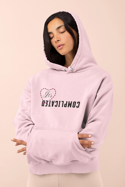 Complicated Love Unisex Hoodie | Cozy Layer for Every Season, Perfect Gift for Couples, Valentine's Day, Birthday, and Casual Wear
