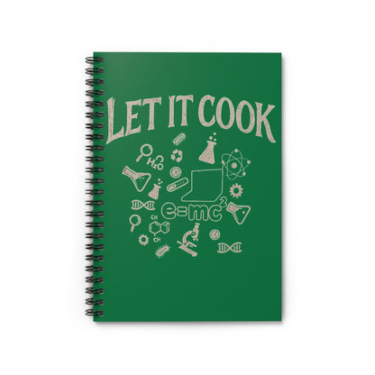 Science Lab Spiral Notebook, Chemistry Journal for Students Teachers STEM Gift Cute, Study Notes Planner Back to School Laboratory Scientist
