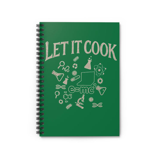 Science Lab Spiral Notebook, Chemistry Journal for Students Teachers STEM Gift Cute, Study Notes Planner Back to School Laboratory Scientist