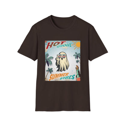 Summerween Ghost T-Shirt, Halloween Ghost TShirt, Funny Ghost Beach Party Tee, Spooky Ghost Tee, Trendy Summer Tee, Halloween Ghost TShirt,