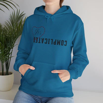 Complicated Love Unisex Hoodie | Cozy Layer for Every Season, Perfect Gift for Couples, Valentine's Day, Birthday, and Casual Wear