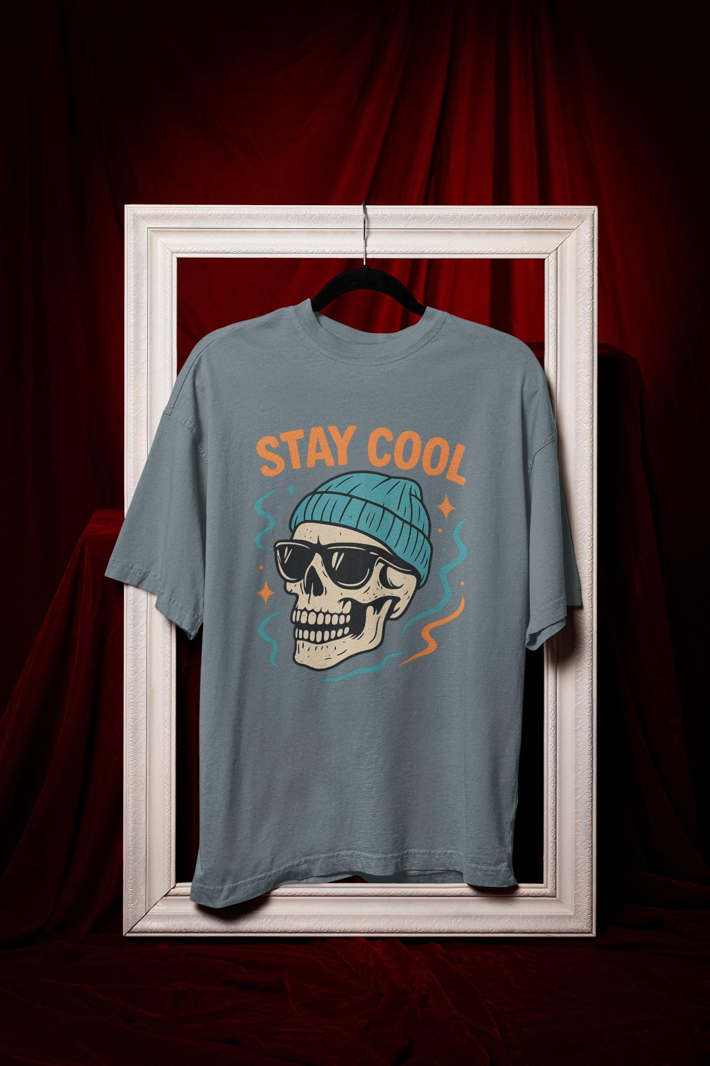 Cool Skull Graphic Tee - Unisex Short Sleeve T-Shirt, Edgy Streetwear, Fun Casualwear, Perfect Gift for Skater Friends, Stay Cool Design