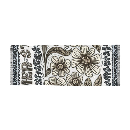 Floral Lightweight Scarf, Bohemian Wrap, Spring Accessory, Gift for Her, Summer Vibes, Women's Fashion, Fun Outdoor Camping Vibes