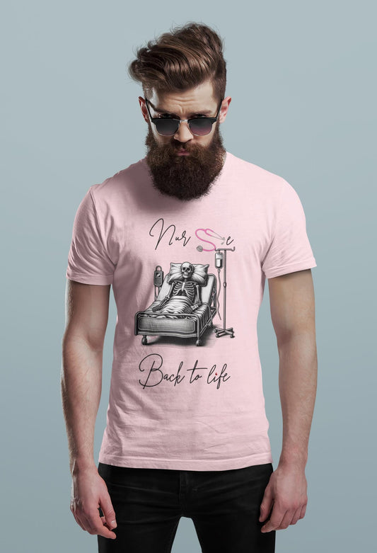 Nursing Me Back to Life Tee - Unisex Graphic T-Shirt, Perfect Gift for Shoe Lovers, Fun Casual Wear, Unique Statement Shirt