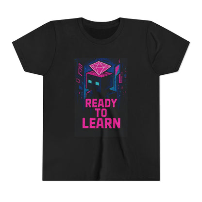 Youth Minecraft Inspired Tee - Ready to Learn, Gamer Shirt, Back To School Student Tee, First Day Of Back to School Shirts for Boys & Girls