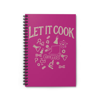 Science Lab Spiral Notebook, Chemistry Journal for Students Teachers STEM Gift Cute, Study Notes Planner Back to School Laboratory Scientist