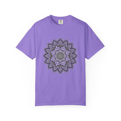 Mandala Graphic Tee, Meditation Spiritual Shirt, Neodiverse Astro Celestial Neo-Soul Tee, Boho Tee, Hippie Minimalist Gifts, Comfort Colors
