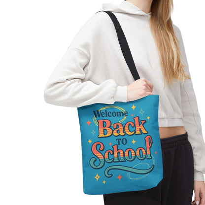 Back to School Tote Bag - Stylish Carryall for Students, School Events, College, Eco-Friendly, Gift for Teacher Appreciation Back to School