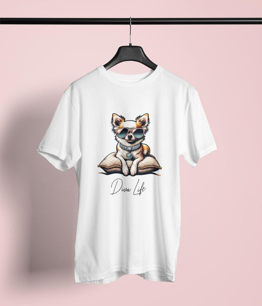 Playful Diva Life T-Shirt for Beach Days, Comfort Colors, Everyday Wear, Summer Vibe, Minimalist, Simple Outdoor Tee, Soft Everyday Wear