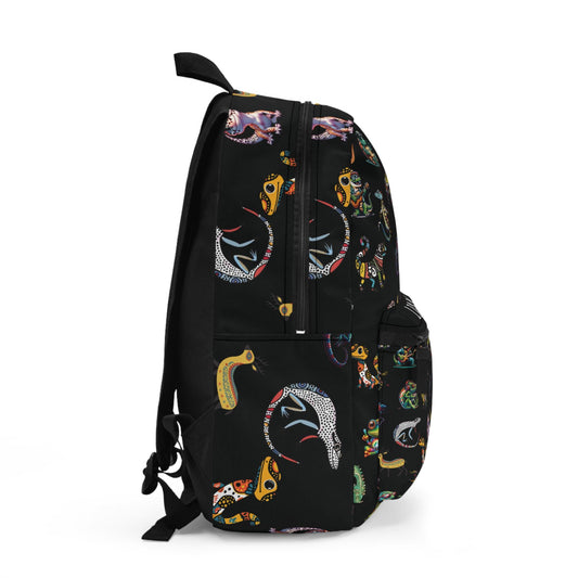 Animal Print Kids Backpack, Personalized School Bag for Elementary & Middle School Kids, Custom Name Bag for Gamer Enthusiast Back-to-School