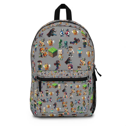 Game Characters Backpack for Kids, Gamer Bag, School Backpack, Gamer Wilderness Adventure Pack, Birthday Gift, Back to School Apparel
