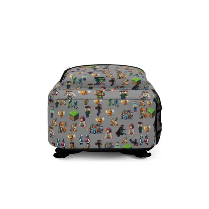Game Characters Backpack for Kids, Gamer Bag, School Backpack, Gamer Wilderness Adventure Pack, Birthday Gift, Back to School Apparel