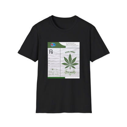 420 Humor TShirt, Cannabis Lover Tee, Funny Weed Prescription Graphic Tee, Chill Stoner T-Shirt for Men & Women, Sarcastic Pot Smoker Shirt
