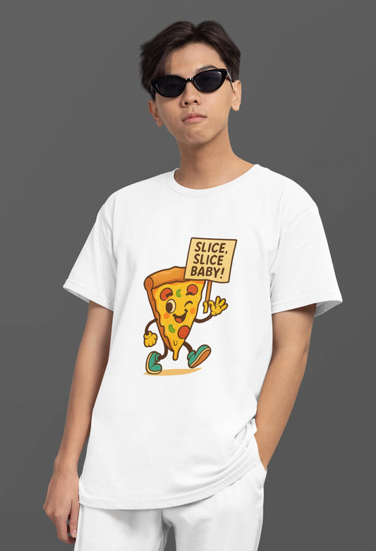 Kids Pizza Graphic Tee, Playful Kids Shirt, Fun Foodie Tee, Fun Pizza Apparel, Gift for Young Food Lovers, Casual Back to School Apparel