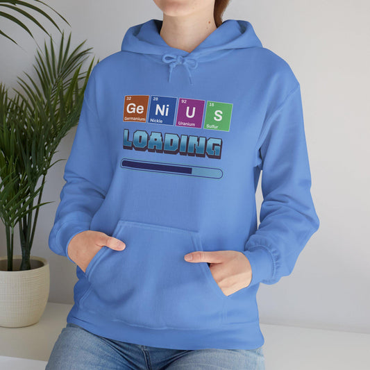 Genius Loading Graphic Sweatshirt, Funny Science Teacher Gift, Back to School Hoodie, Comfort Colors Casual Wear, Nerdy Back to School Top