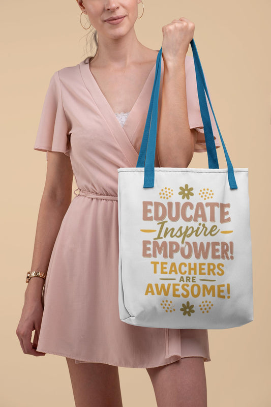 Teacher Are awesome Tote Bag - Perfect Gift for Educators, Back to School, Classroom Essentials, Teacher Appreciation, Eco-Friendly Bag