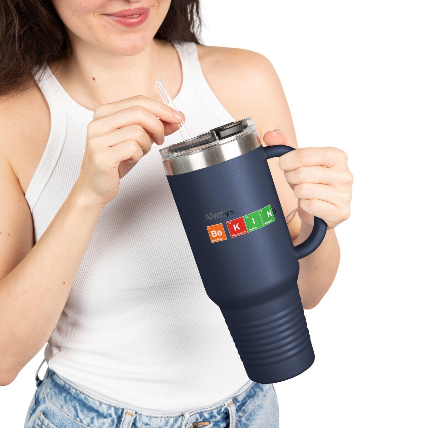 Always Be Kind Insulated Travel Mug, 40oz Insulated Tumbler, Perfect Gift for Coffee Lovers, Travel, Office, Back to School Refreshment