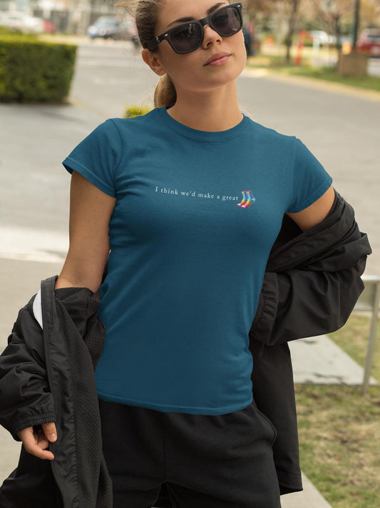 Funny Love Joke T-Shirt, Summer Flirty Beach Tee, Corny Outdoor Shirt, Unisex Jersey Top, Playful Everyday Wear