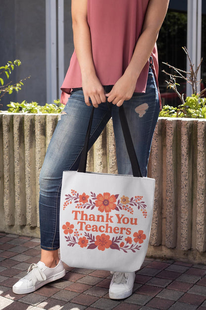 Thank You Teachers - Tote Bag - Perfect Gift for Educators, Back to School, Classroom Essentials, Teacher Appreciation, Eco-Friendly Bag