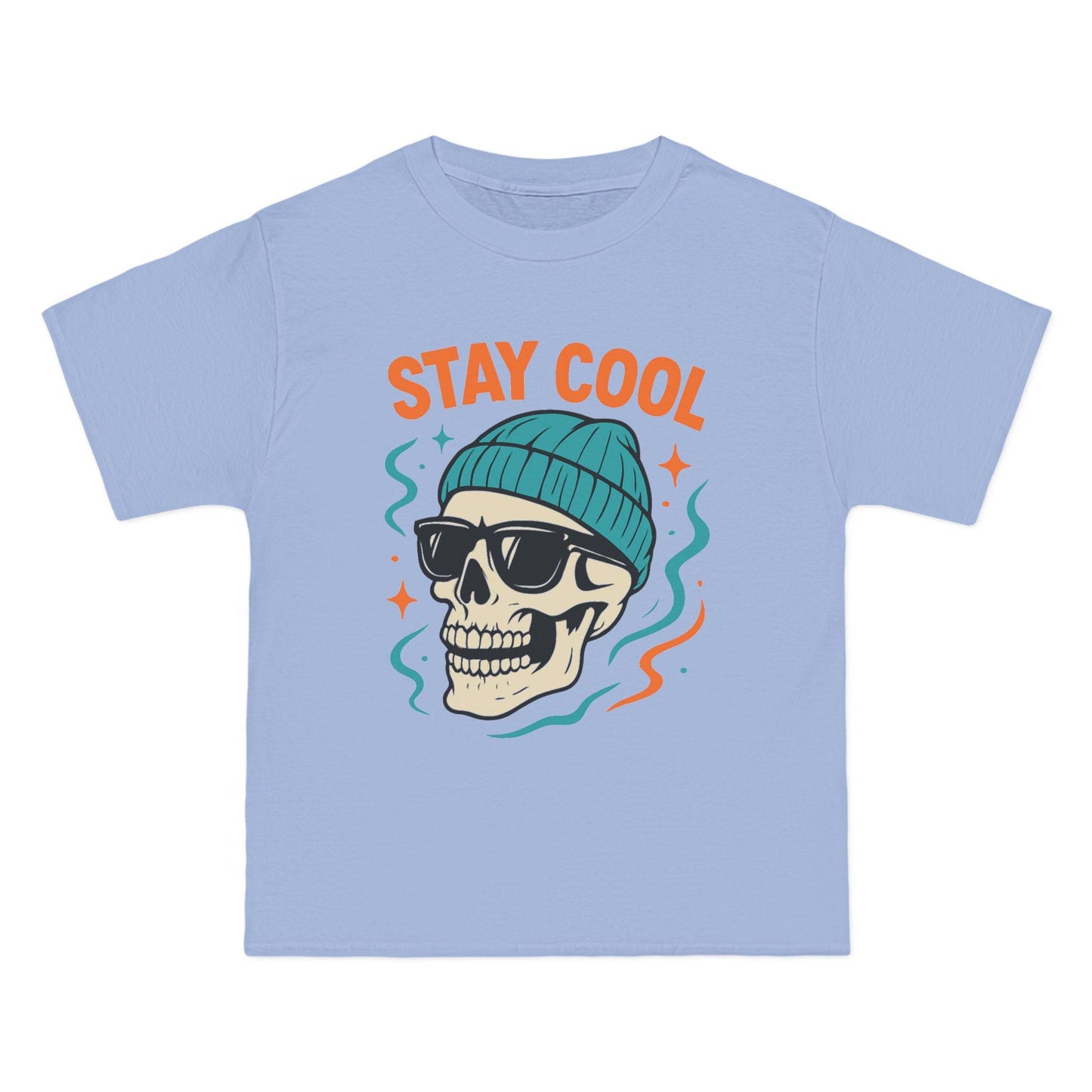 Cool Skull Graphic Tee - Unisex Short Sleeve T-Shirt, Edgy Streetwear, Fun Casualwear, Perfect Gift for Skater Friends, Stay Cool Design