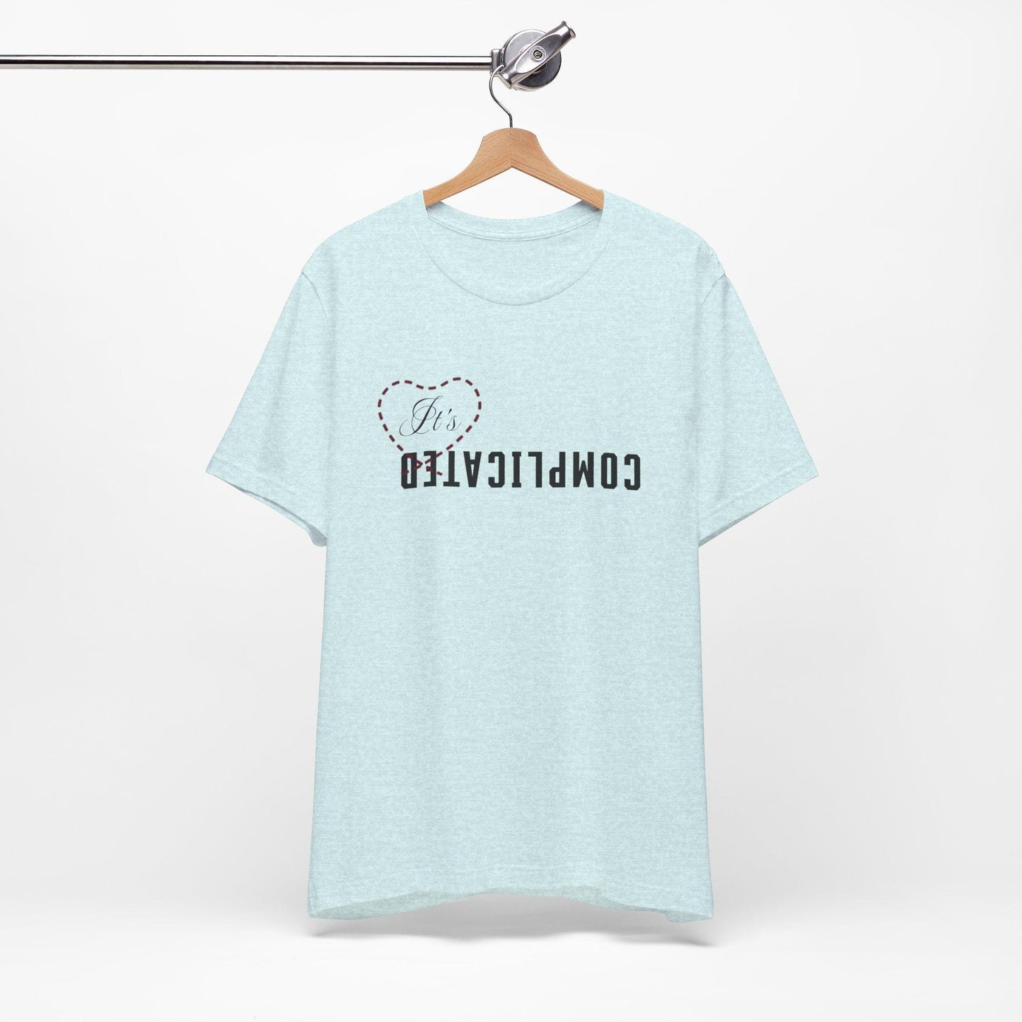 It's Complicated Unisex Jersey Short Sleeve Tee, Funny Relationship Humor Shirt, Gift for Friends, Casual Wear, Couples Gift, Trendy [...]